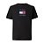 Camiseta Tommy Hilfiger Linear Flag Graphic Tee Preto - Imagem 1