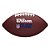 Bola de Futebol Americano Wilson Flag Youth Brown - Imagem 1