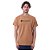 Camiseta Champion Malhão Mc Logo Embroidery Marrom - Imagem 1