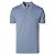 Camisa Polo Reserva Enxuto Novo Friso Masculino Azul Claro - Imagem 1