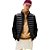 Jaqueta Tommy Hilfiger Puffer Mix Media Ess Rwb Preto - Imagem 3