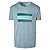 Camiseta Reserva Listras Pinceis Masculino Azul Dusty - Imagem 1