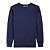 Suéter Reserva Gola Careca Tricot Masculino Azul Marinho - Imagem 1