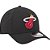 Boné New Era 940 A-Frame Miami Heat Ripstop Soft Preto - Imagem 4