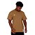 Camiseta Champion Malhão Pes Mc Script Marrom Masculino - Imagem 1