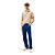 Camisa Polo Tommy Hilfiger Tipped Slim Fit Masculina Bege - Imagem 1