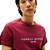 Camiseta Tommy Hilfiger Logo Tee Masculina Bordô - Imagem 2