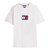 Camiseta Tommy Hilfiger Linear Flag Graphic Tee Branco - Imagem 1