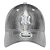 Boné New Era Metallic 940 New York Yankees Cinza Feminino - Imagem 2