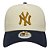 Boné New Era 940 A-Frame New York Yankees Ws Patch Bege - Imagem 2