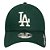 Boné New Era 940 Los Angeles Dodgers Visor Script Verde - Imagem 2