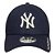 Boné New Era 940 New York Yankees Visor Script Azul Marinho - Imagem 2