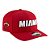 Boné New Era 970ss Miami Heat Stretch 25 Vermelho Masculino - Imagem 3