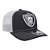 Boné New Era 970SS Las Vegas Raiders Trucker Cinza Escuro - Imagem 4
