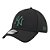 Boné New Era 3930 New York Yankees Cilantro Preto Masculino - Imagem 1