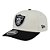 Boné New Era 970 Las Vegas Raiders Two-Tone Chrome Off White - Imagem 1