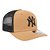 Boné New Era 970SS New York Yankees Stretch Mesh Caqui - Imagem 4