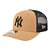 Boné New Era 970SS New York Yankees Stretch Mesh Caqui - Imagem 1