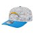 Boné New Era 970 Los Angeles Chargers Salute Service Cinza - Imagem 1