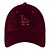 Boné New Era 940 Los Angeles Dodgers Veludo Bordô - Imagem 3