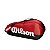 Raqueteira Wilson Team II 3 Pack Vermelha/Preta - Imagem 1