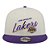 Boné New Era 950 Los Angeles Lakers 2Tone Script Off White - Imagem 3