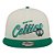 Boné New Era 950 Boston Celtics 2Tone Script Off White - Imagem 3