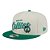 Boné New Era 950 Boston Celtics 2Tone Script Off White - Imagem 1