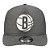 Boné New Era 1920 Brooklyn Nets Nylon Cinza escuro Masculino - Imagem 3
