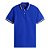 Camisa Polo Tommy Hilfiger Cuff Interest Slim Fit Azul - Imagem 1