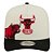 Boné New Era 950 A-FRame Chicago Bulls Hardwood Off White - Imagem 3