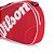 Raqueteira Wilson Esportiva Advantage Team 3 Pack Vermelho/Branco - Imagem 2