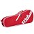 Raqueteira Wilson Esportiva Advantage Team 3 Pack Vermelho/Branco - Imagem 1