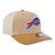 Boné New Era 970SS 2T Buffalo Bills Trucker Bege Masculino - Imagem 4