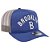 Boné New Era 940 Brooklyn Dodgers Arched Trucker Azul - Imagem 4