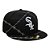 Boné New Era 5950 Chicago White Sox Fend Wire Preto - Imagem 4