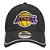 Boné New Era 940 Los Angeles Lakers Piping Cinza Escuro - Imagem 3