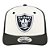 Boné New Era 970 Las Vegas Raiders Stretch Snap Branco - Imagem 3