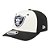 Boné New Era 970 Las Vegas Raiders Stretch Snap Branco - Imagem 1