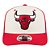 Boné New Era 970 Chicago Bulls Stretch Snap Vermelho - Imagem 3