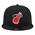 Boné New Era 950 Miami Heat Hardwood Preto Masculino - Imagem 3