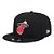 Boné New Era 950 Miami Heat Hardwood Preto Masculino - Imagem 1