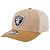 Boné New Era 970ss 2t Las Vegas Raiders Trucker Bege - Imagem 1