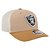 Boné New Era 970ss 2t Las Vegas Raiders Trucker Bege - Imagem 4