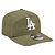 Boné New Era 1920 Los Angeles Dodgers Nylon Verde Masculino - Imagem 4