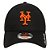 Boné New Era 940 New York Mets Visor Script Preto Masculino - Imagem 3