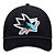 Boné New Era 940mc A-Frame San Jose Sharks Cord Preto - Imagem 3