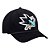 Boné New Era 940mc A-Frame San Jose Sharks Cord Preto - Imagem 4