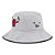 Bucket New Era Chicago Bulls Heathered Cinza Masculino - Imagem 5
