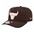 Boné New Era 950 A-Frame Chicago Bulls Metalic Marrom - Imagem 1